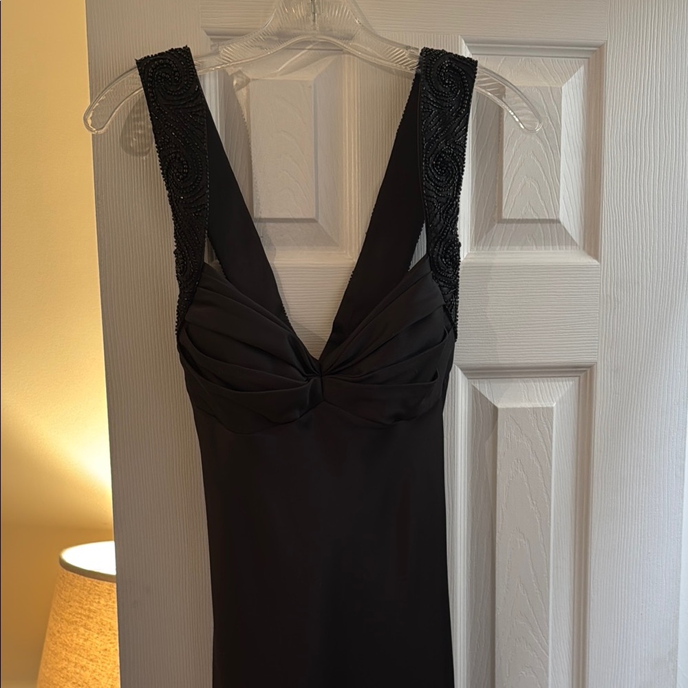 Onyx Nite Elegant Black Evening Gown